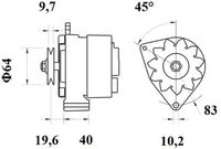 Thumbnail - Dynamo / alternator - MG94 - MAHLE