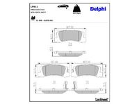 комплект спирачно феродо, дискови спирачки