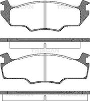 Bremsbelagsatz, Scheibenbremse