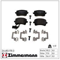 Bremsbelagsatz, Scheibenbremse Bremsbelagsatz, Scheibenbremse
