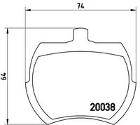 Σετ τακάκια, δισκόφρενα  PRIME LINE