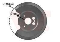 Spritzblech, Bremsscheibe