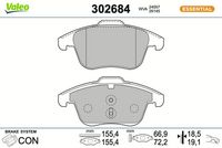Bremsbelagsatz, Scheibenbremse