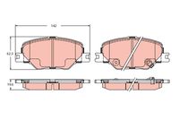 Bremsbelagsatz, Scheibenbremse