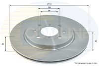 Disc frana COMLINE, Cod: ADC0936V