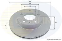Disc frana COMLINE, Cod: ADC1536V