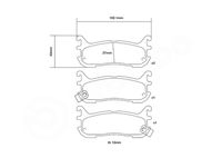 BREMBO High performance remblokkenset 3