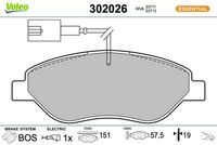 Bremsbelagsatz, Scheibenbremse