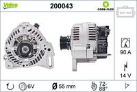 Generator / Alternator VALEO, Cod: 200043