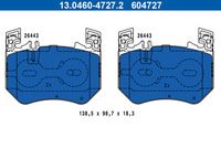 Set placute frana,frana disc ATE, Cod: 13.0460-4727.2
