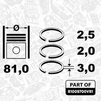 Thumbnail - Zuigerveerset - R1009700VR1 - ET ENGINETEAM