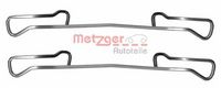 Set accesorii, placute frana METZGER AUTOTEILE, Cod: 109-1150