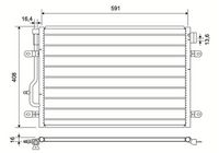 Condensator / Radiator aer conditionat VALEO, Cod: 817569