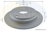 Disc frana COMLINE, Cod: ADC0561