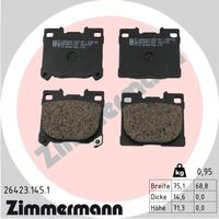 Bremsbelagsatz, Scheibenbremse