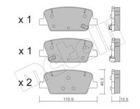 Bremsbelagsatz, Scheibenbremse