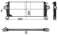 Thumbnail - Intercooler, inlaatluchtkoeler - CI509000S - MAHLE