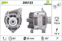 Generator / Alternator VALEO, Cod: 200123