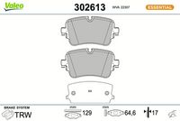 Bremsbelagsatz, Scheibenbremse
