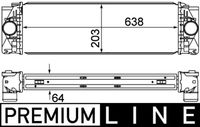 Thumbnail - Intercooler, inlaatluchtkoeler - CI369000P - MAHLE