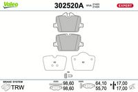 Bremsbelagsatz, Scheibenbremse