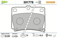 Bremsbelagsatz, Scheibenbremse