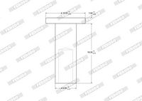 FERODO Spreidniet, trommelremvoering 2