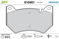 Bremsbelagsatz, Scheibenbremse