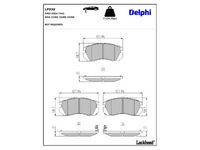 комплект спирачно феродо, дискови спирачки