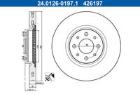 Disc frana ATE, Cod: 24.0126-0197.1