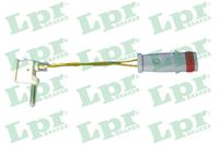 предупредителен контактен сензор, износване на накладките