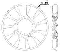 Thumbnail - Koelventilatorwiel - CFW87000P - MAHLE