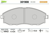 Bremsbelagsatz, Scheibenbremse