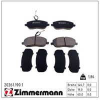 комплект спирачно феродо, дискови спирачки