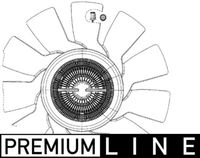Thumbnail - Koelventilatorwiel - CFF497000P - MAHLE