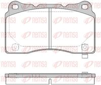 комплект спирачно феродо, дискови спирачки