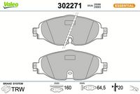 Bremsbelagsatz, Scheibenbremse
