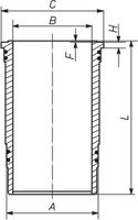 Thumbnail - Cilindervoering - 227WN4201 - MAHLE