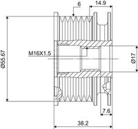 Ελεύθερη περιστροφή γεννήτριας  VALEO NEW SPARE PART