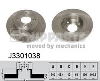 Disc frana NIPPARTS, Cod: J3301038