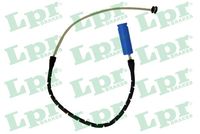 предупредителен контактен сензор, износване на накладките