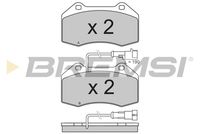Комплект спирачно феродо, дискови спирачки BP3354 BREMSI