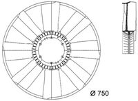 Thumbnail - Koelventilatorwiel - CFW11000P - MAHLE