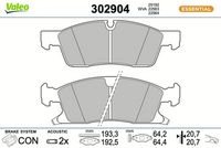 Bremsbelagsatz, Scheibenbremse