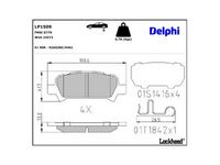 комплект спирачно феродо, дискови спирачки