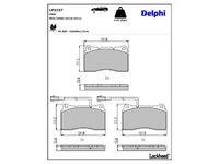 комплект спирачно феродо, дискови спирачки