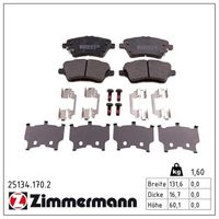 комплект спирачно феродо, дискови спирачки