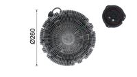 Thumbnail - Koppeling, radiateurventilator - CFC191000P - MAHLE