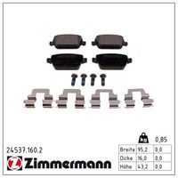 комплект спирачно феродо, дискови спирачки