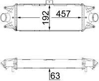 Thumbnail - Intercooler, inlaatluchtkoeler - CI438000S - MAHLE